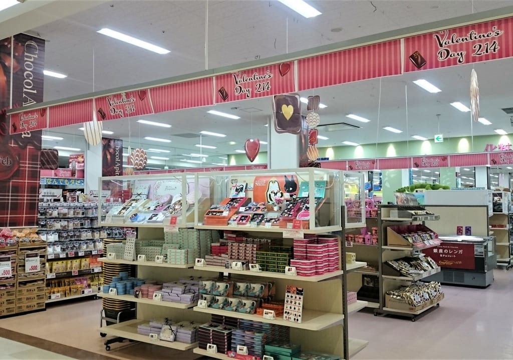アピタチョコ売り場