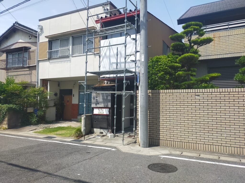 まっ茶すたんど御点前の開店予定地の建物