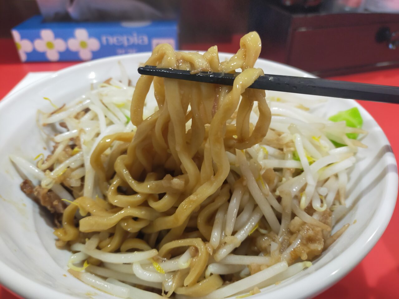 マシマシスタンド安城緑町店のラーメン