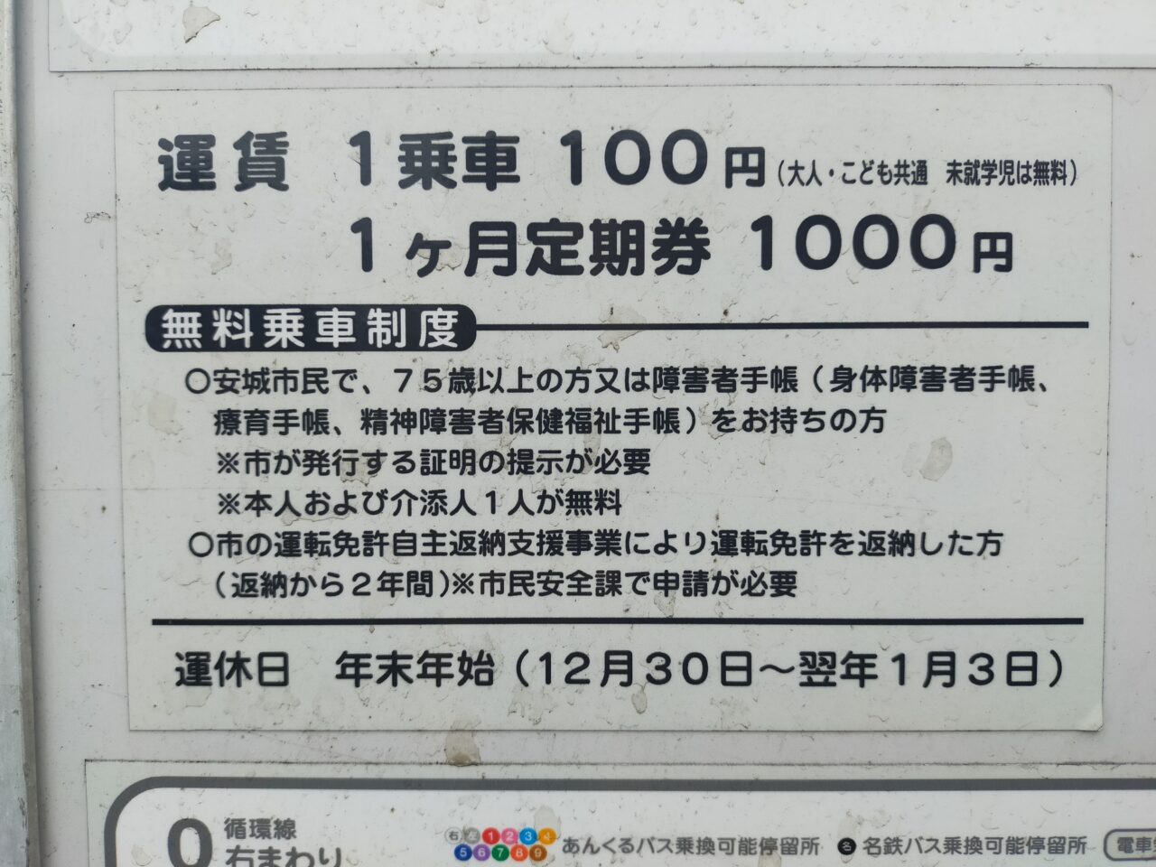 あんくるバスの説明